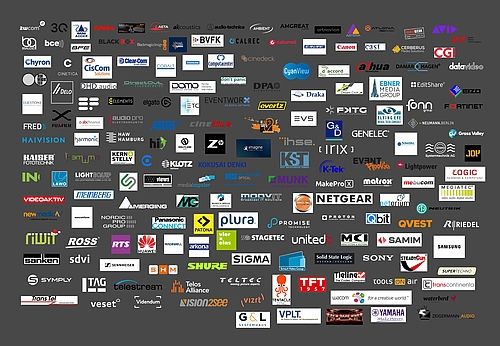 Grafik mit allen Logos der Ausstellenden der HAMBURG OPEN 2025