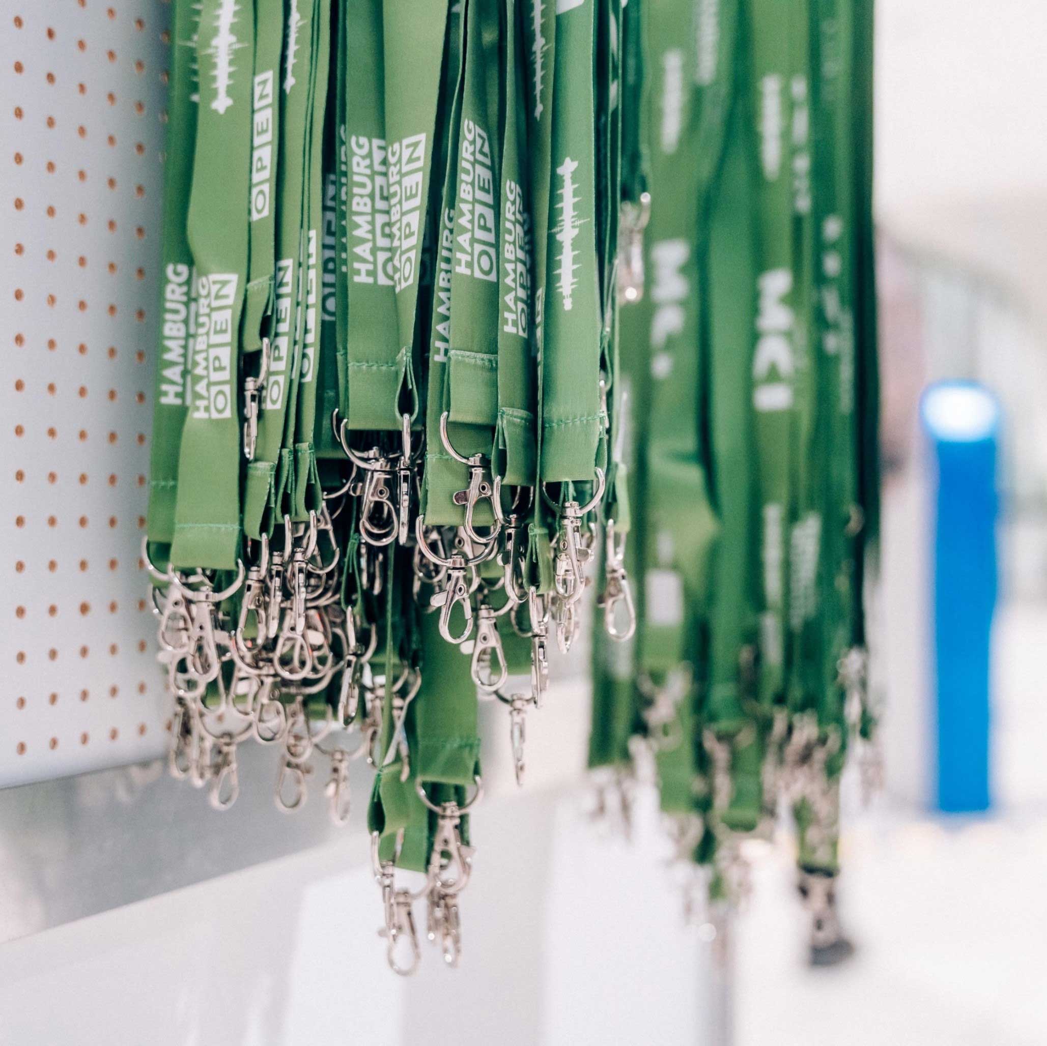 Grüne HAMBURG OPEN Lanyards